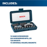 Bosch 46-piece Bosch screwdriver Set